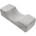 Beauty Salon Eyelash Extension Neck Pillow - Comfortable Velvet Beauty Memory Foam Pillow Eyelash Pillow Grafted Eyelash Curve Pillow with Makeup Pocket to Protect Neck (Grey)