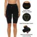 Anwell Women's Cycling Shorts with Cell Phone Pocket - Black Short Sports Pants & Leggings for Fitness - Buy Online on GoSupps.com