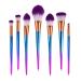 7PCS Eyeshadow & Eyebrow Makeup Brush Set | Wet and Wild Multicolor Foundation Brushes - International Shipping Available - Buy Online on GoSupps.com