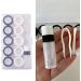 HRIPPY 5 Couples Contact Lens Case - Travel Lens Box for Clear Eyes | Stylish Pupil Cases in White & Black - Buy Online on GoSupps.com