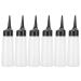HURRISE Hair Washing Squeeze Refillable Bottle Designed with Cover Suitable for Hair Color Shampoo Conditioner Scalp Treatment for Barbershops and Hair Salons