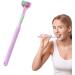 Three-Page Toothbrush with Soft Bristles | Macaron Design | V-Shaped Non-Slip Handle for Adults | Optimal Dental Care & Cleaning in Violet - Buy Online on GoSupps.com