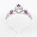 SWEETV Baby Girls 1st Birthday Crown - Pink Rhinestone Princess Tiara Headband - Buy Online on GoSupps.com