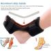 Plantar Fasciitis Splints & Ankle Foot Orthotic Brace - Pain Relief for Foot Drop Ankle Sprain & Achilles Tendinitis | Unisex Black - Buy Online on GoSupps.com