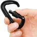 2 Super Strong Carabiner Key Rings - 1200kg Resilience Small Aluminum Cada Hook with Screw Cap for Hammocks & Pet Backpacks - Lufyoga 12mm - Buy Online on GoSupps.com