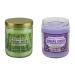 Smoke Odor Exterminator 13 Oz Jar Candle Bamboo Breeze with 13 Oz Lavender Chamomile
