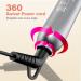 Keasen Ionic Hair Straightener Brush - Ceramic Hot Brush with Fast Heating, 21 Temp Settings, Anti-Scald Design - 110V-240V LED Display - Buy Online on GoSupps.com