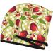 Quick-Dry Hair Towel Wrap with Button - Cute Cherries & Ladybirds Design | Perfect Hair Drying Turban - Buy Online on GoSupps.com