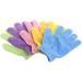 OUNONA 2 Pack Exfoliating Gloves for Body Scrub - 100% Natural Green Scrub Mitts for Smooth Skin - International Shipping Available - Buy Online on GoSupps.com