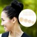 4pcs Hair Donut Hair Bun Shaper Set Chignon Bun Maker Hair Ring Style Accessories for Dancer Ballet Girls 4 sizes Beige Donut Bun Maker and 12pcs Golden Bobby Pins Doughnut Bun Hair Accessories - Buy Online on GoSupps.com