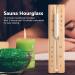 Premium Hourglass Clock - 15 Minute Sauna Timer & Wooden Sandglass Accessories for Sauna Equipment - Buy Online on GoSupps.com