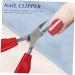 Minkissy Folding Hawk Mouth Pliers Cuticle Scissor Manicure Dead Skin Clipper Pedicure Mouse Halloween Girl para Red Handle Rubber and Plastic Toenail Clippers Heavy - Buy Online on GoSupps.com