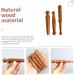 Lurrose 12-Piece Wooden Massage Stick Set | Head Face Neck & Body Relaxation | Thai Spa Tools for Travel & Reflexology | 12x2.5cm - Buy Online on GoSupps.com