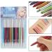 Natudeco 12 Colors Eyeliner Pencil Eye Shadow Pencil Waterproof Long Lasting Gel Eyeliner Eye Makeup with Ultra-Fine Tip - Buy Online on GoSupps.com