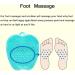 AMELLY Shower Foot Scrubber - Non Slip Silicone Pad for Exfoliating & Cleansing Feet - Buy Online on GoSupps.com