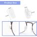 30 Pairs Glasses Nose Pads Replacement Anti-Slip Soft Silicone Eyeglass Nosepads Slip-On Anti Indentation Protective Covers for Glasses Sunglasses (Transparent) - Buy Online on GoSupps.com
