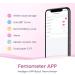 Femometer Vinca I Bluetooth Basalt Thermometer - Smart Fertility Monitor & Cycle Control App (iOS & Android) - Digital Ovulation & NFP Thermometer - Purple - Buy Online on GoSupps.com