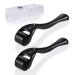 Zephyrcraft 2 pieces of bare roller 0.5mm & 1mm Dermar roller with 540 needles Microneedling Roller with 540 for face and body beard roller beard growth derma scooter hair care for man & woman