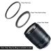 67mm-77mm Lens-Filter Step Up Adapter Ring (2 Pack) - Fire Rock Aviation Aluminum Alloy - Lens to Filter Hood Converter - Buy Online on GoSupps.com