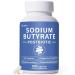 Sodium Butyrate Butyrate Gut Health Supplement Postbiotic for Gut Stomach & Digestive Support IBS Leaky Gut Gas & Bloat Low Odor 100 Vegan Capsules