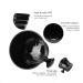 Premium Black Shaving Soap Peel & Mug Set | Plastic Shaving Bowl with Handle for Perfect Foam | Ideal for Smooth Shaving - Buy Online on GoSupps.com