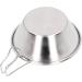 Plplaaoo Stainless Steel 304 Camping Bush Pot | Versatile Camping Cup & Bowl | Easy Clean Dishwasher Safe | Ideal for Hiking & Outdoor Adventures - Buy Online on GoSupps.com