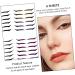 LALADEFIEE 6pcs Eyeliner Invisible Tape Instant Eyelid Sticker Reusable Eyelid Stickers Double Eyelid Plastic - Buy Online on GoSupps.com