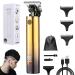 Yamloveme Trimmer Yamloveme Cordless Hair Clipper Multifunction Beard Trimmer for Men Waterproof USB Charging Cutting T Blade Grooming Hair Cutting Kit (C-Gold)