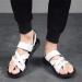 Men's Big Toe Bone Corrector Sandals - Summer PU Leather Non-Slip Slippers for Bunion Splints & Hallux Valgus - White Size 9 - Buy Online on GoSupps.com