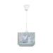 Paco Home hanging lamp children's room ceiling lamp pendant light dinosaur lampshade fabric E27 dino glow in the dark dino green