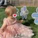 PythJooh Baby Girl Tulle Dress - Toddler Princess Dress with Butterfly Wings - Daisy Pink - 3-4 Years - Buy Online on GoSupps.com