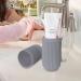 Travel Toothbrush Case - Dustproof Holder for Trips & Camping | Unisex Gray Perfect for Travel & Business - Buy Online on GoSupps.com