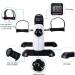 OneTwoFit Mini Exercise Bike Portable Pedal Exerciser Legs and Arms Fitness Cycling with LCD Display for Seniors Rehab White - Buy Online on GoSupps.com