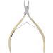 Nail Cuticle Nippers with Stainless Steel Blade Dead Skin Scissors Pliers for Pedicure Manicure Easy to Use Compact & Portable Size (Gold) - Buy Online on GoSupps.com