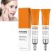 Cr me Contour Des Yeux la Vitamine C Cr me pour Les Yeux la Vitamine C Cr me pour Les Yeux Repair 20ml*2 Pour claircir le Contour Des Yeux et Soulager Les Poches Les Rides cream4-1