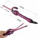 Buy Thin Barrel Curling Iron Wand 9mm - Professional Tourmaline Ceramic Curler for Small Waves Ideal for Short & Long Hair - Perfect for Women Men & Kids - International Shipping Available - Buy Online on GoSupps.com