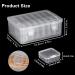 Mathtoxyz Small Bead Organizers 15 Pieces Plastic Storage Cases Mini Clear Bead Storage Containers Transparent Boxes with Hinged Lid and Rectangle Clear Craft Supply Case - Buy Online on GoSupps.com