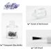 Agidea 6PCS 10ML Empty Clear Glass Nail Polish Bottles with Brush and Mixing Beads - Refillable Fingernail Polish Containers with Funnel and White Caps - 0.35 OZ - Buy Online on GoSupps.com