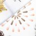 Brishow Christmas Glitter Snow False Nails - 24pcs Ballerina Acrylic Short Fake Nails for Women and Girls - Buy Online on GoSupps.com