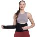 Buy Back Brace for Lower Back Pain Relief - Lumbar Support Belt (Black Medium) | Breathable & Comfortable Design for Men & Women - Buy Online on GoSupps.com