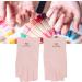 Professional Manicure Gloves Non Slip UV Protection Driving Gloves Stretchy Breathable Fingerless Fiber Cotton Nail Lamp Gloves for Home Salon Summer Outdoor Gloves for Women and Girls(Pink) - Buy Online on GoSupps.com