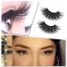 Ycnpeatt 25mm Long 8D Faux Mink False Eyelashes - Handmade Natural Wispy Fluffy Lashes for Makeup - Buy Online on GoSupps.com
