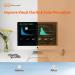 BloomoAK 99% Blue Light Blocking Gaming Glasses - Anti-Fatigue Orange & Brown Tortoise Rectangular - Buy Online on GoSupps.com