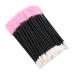 Multifunctional 50pcs Pink Mascara Applicators & Lip Brushes - Double Ended Makeup Tools for Flawless Application - Buy Online on GoSupps.com