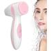 Qukaim Rechargeable Face Scrubber Rechargeable Electric Facial Cleansing Brush Rotating Silicone Face Scrubber for Gentle Exfoliation Deep Cleansing Rechargeable 180 Characters - Buy Online on GoSupps.com