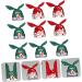 SKISUNO Christmas Nougat Bag 100pcs Wrapping Candy Biscuit Pouches Design Adorable Printed Party Nougat Ing Rabbit - Buy Online on GoSupps.com