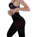 AMZAM 15-20 mmHg Graduated Compression Pantyhose for Women Men - Opaque Waist High Support Tights for Edema Varicose Veins DVT - Black M M Open Toe - Buy Online on GoSupps.com