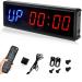 BTBSIGN LED Interval Timer Count Down/Up Clock Stopwatch with Remote for Home Gym Fitness Blue+red