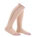 Syrisora Compression Socks Sports Calf Knee Support Varicose Vein Relief Socks (Skin Color) XXL Skin Color