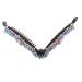 TOVINANNA grace vertical clip Korean version small banana clip girl hair clip hair accessories aldult the flowers women hair clip rhinestone clips for hair flowers